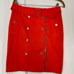 Karen Millen skirt Pretty orange color